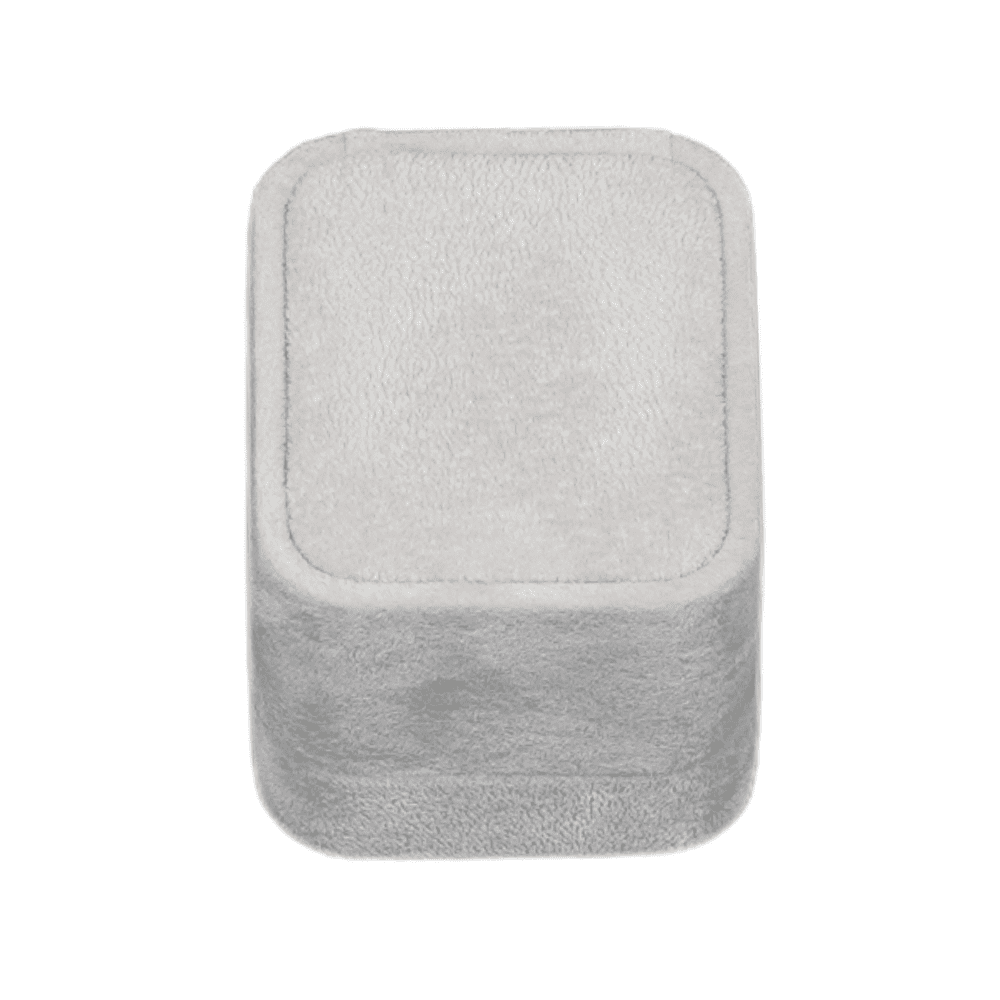 Velvet ring box grey jewellery box wholesale BXR85 close top
