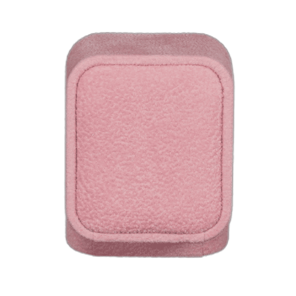 Velvet ring box pink jewellery box wholesale BXR85 open back