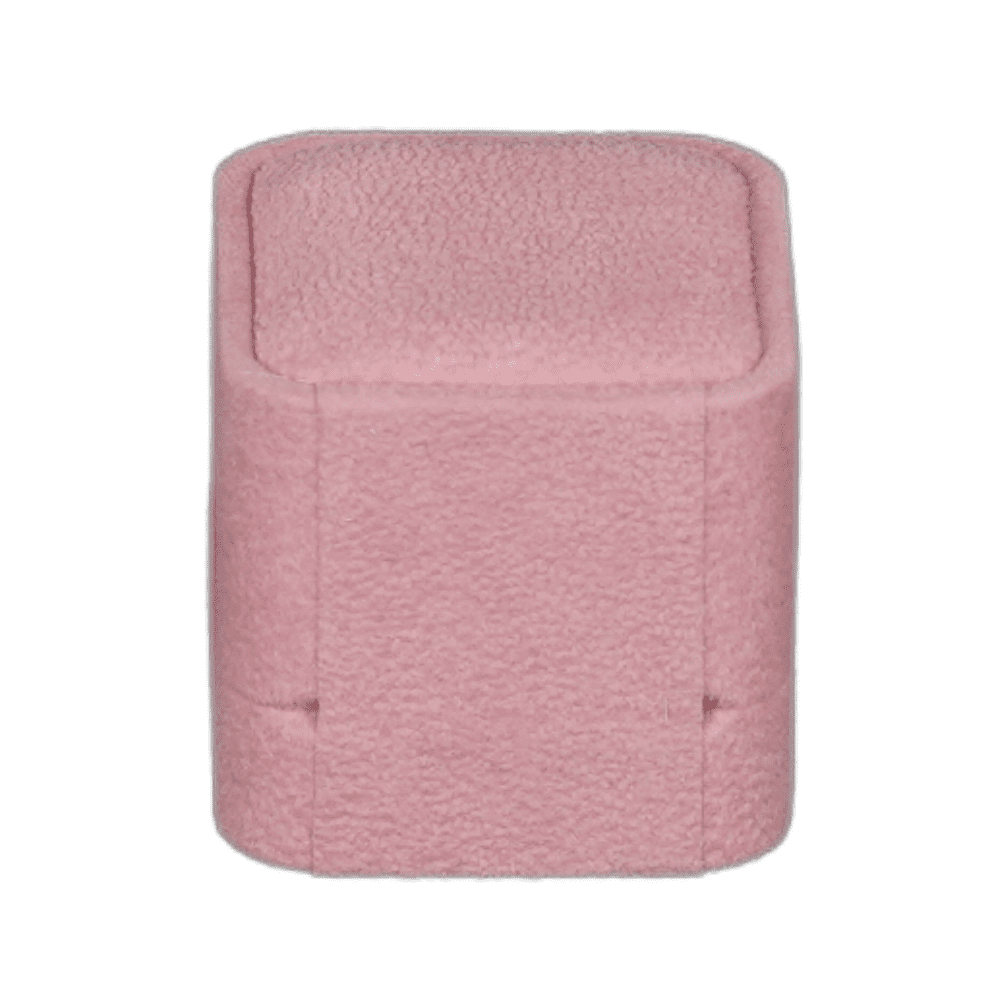 Velvet ring box pink jewellery box wholesale BXR85 close back
