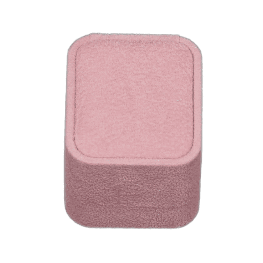 Velvet ring box pink jewellery box wholesale BXR85 close top
