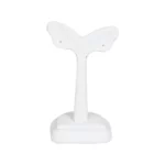 Earring-Holder-Stand-large-white-back-view-ES82LWH Earring Holder Stand large white back view