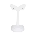 Earring-Holder-Stand-large-white-front-view-ES82LWH Earring Holder Stand large white front view