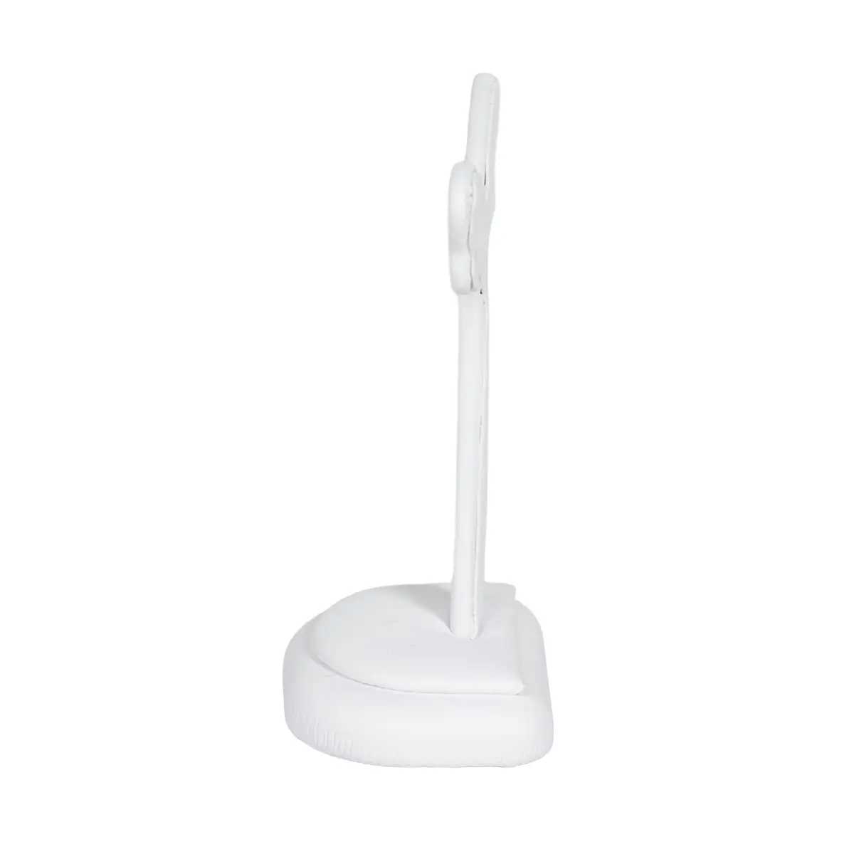 Earring-Holder-Stand-large-white-side-view-ES82LWH Earring Holder Stand large white side view