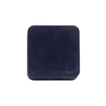 Earring Packaging Ring and earring box velvet blue close top view BXER80
