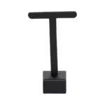 Earring-display-stand-large-black-front-view-ES80LBL Earring display stand large black front view