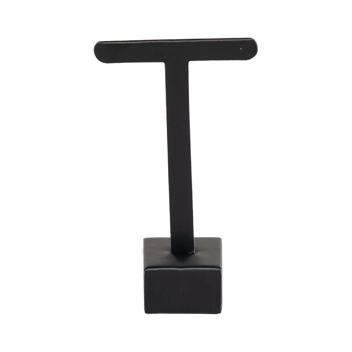 Earring-display-stand-large-black-front-view-ES80LBL Earring display stand large black front view