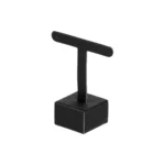 Earring display stand small black angle view