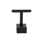 Earring display stand small black front view