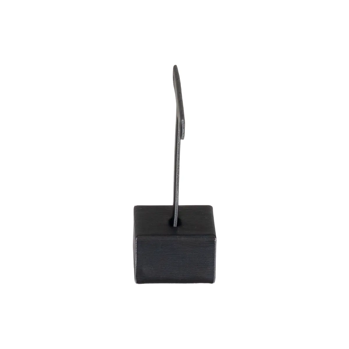 Earring display stand small black side view