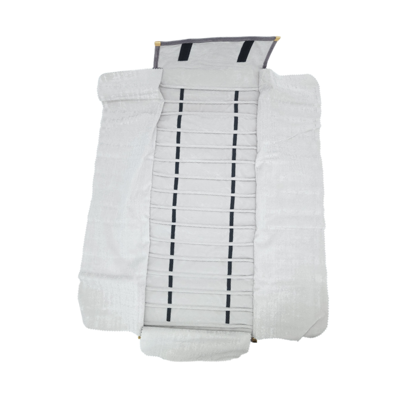 Gery velvet watch pouch-1 grey velvet watch pouch