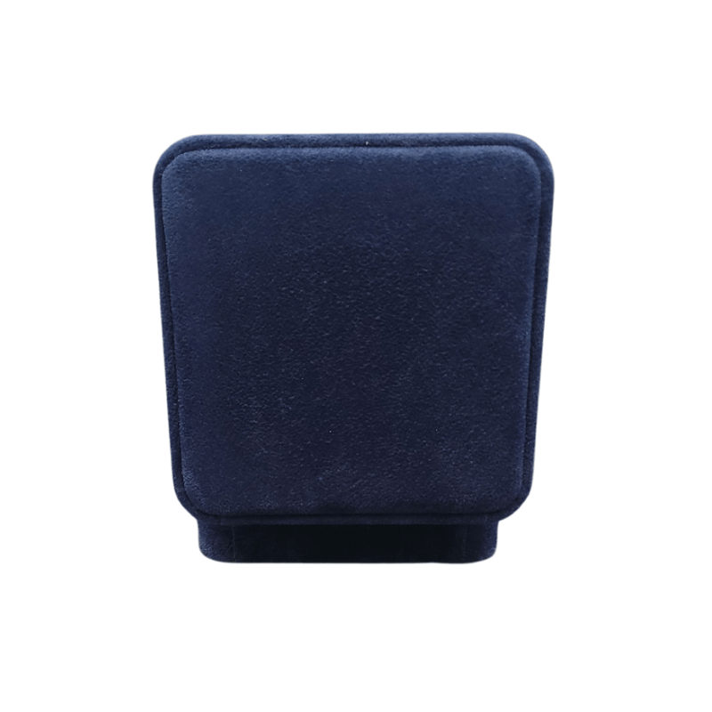 velvet ring and earring box royal blue