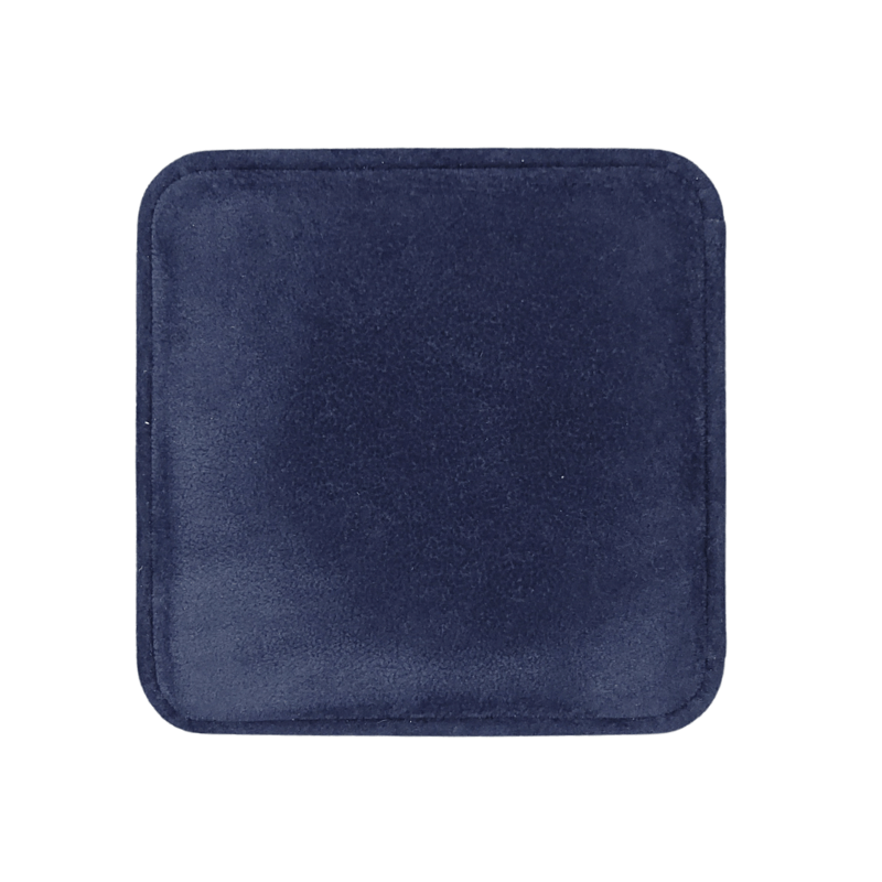 velvet ring and earring box royal blue