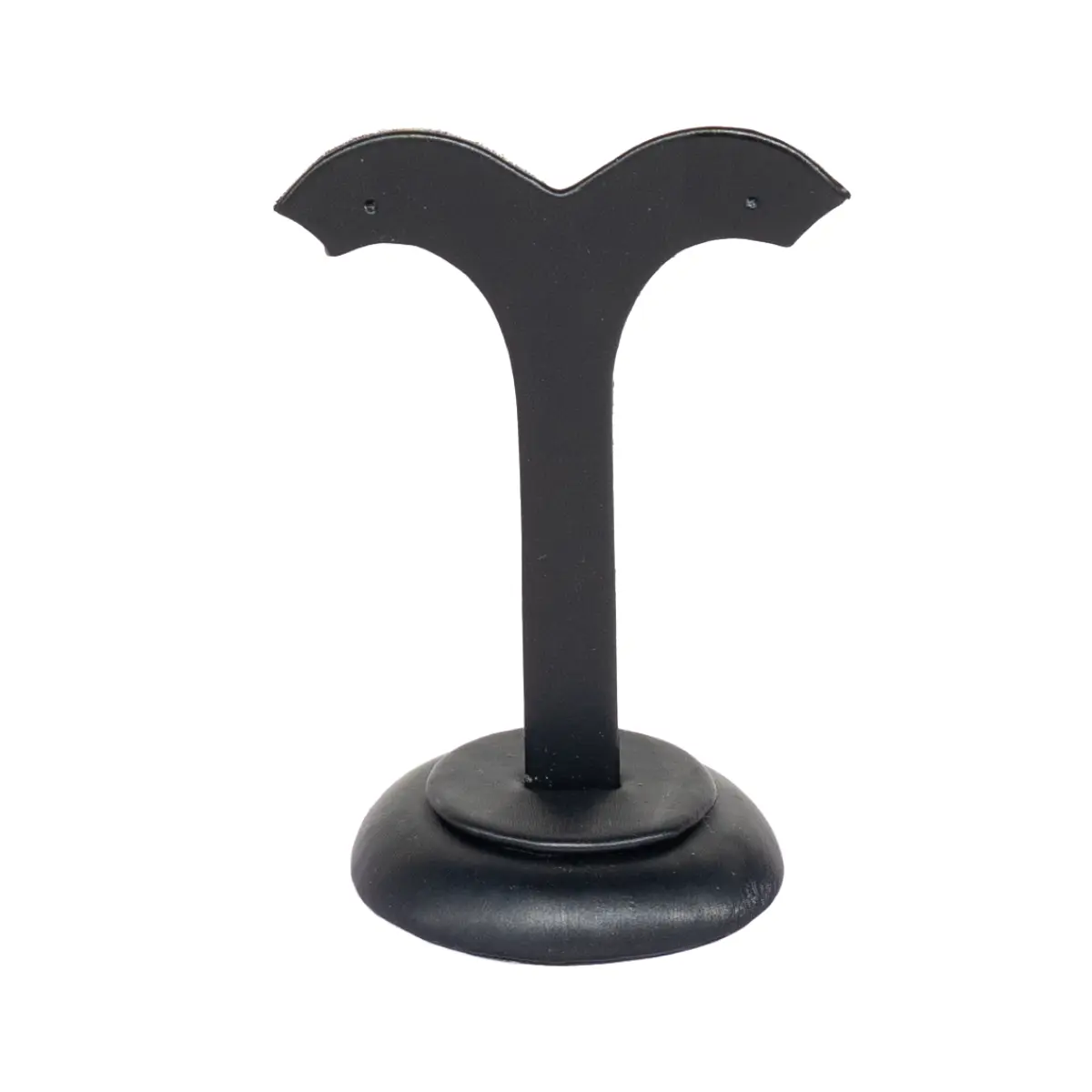 earring-stand-black-medium-front-view-ES81BL earring stand black medium front view