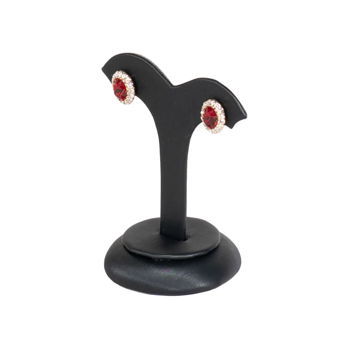 earring stand black small angle view with earring