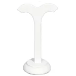 earring stand white Large front view
