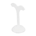 earring stand white medium angle view