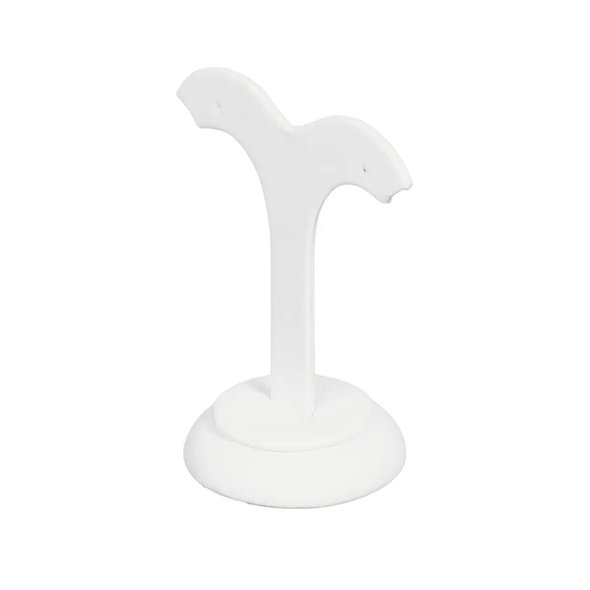 earring stand white small angle view
