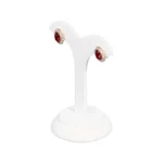earring stand white small angle view with earring