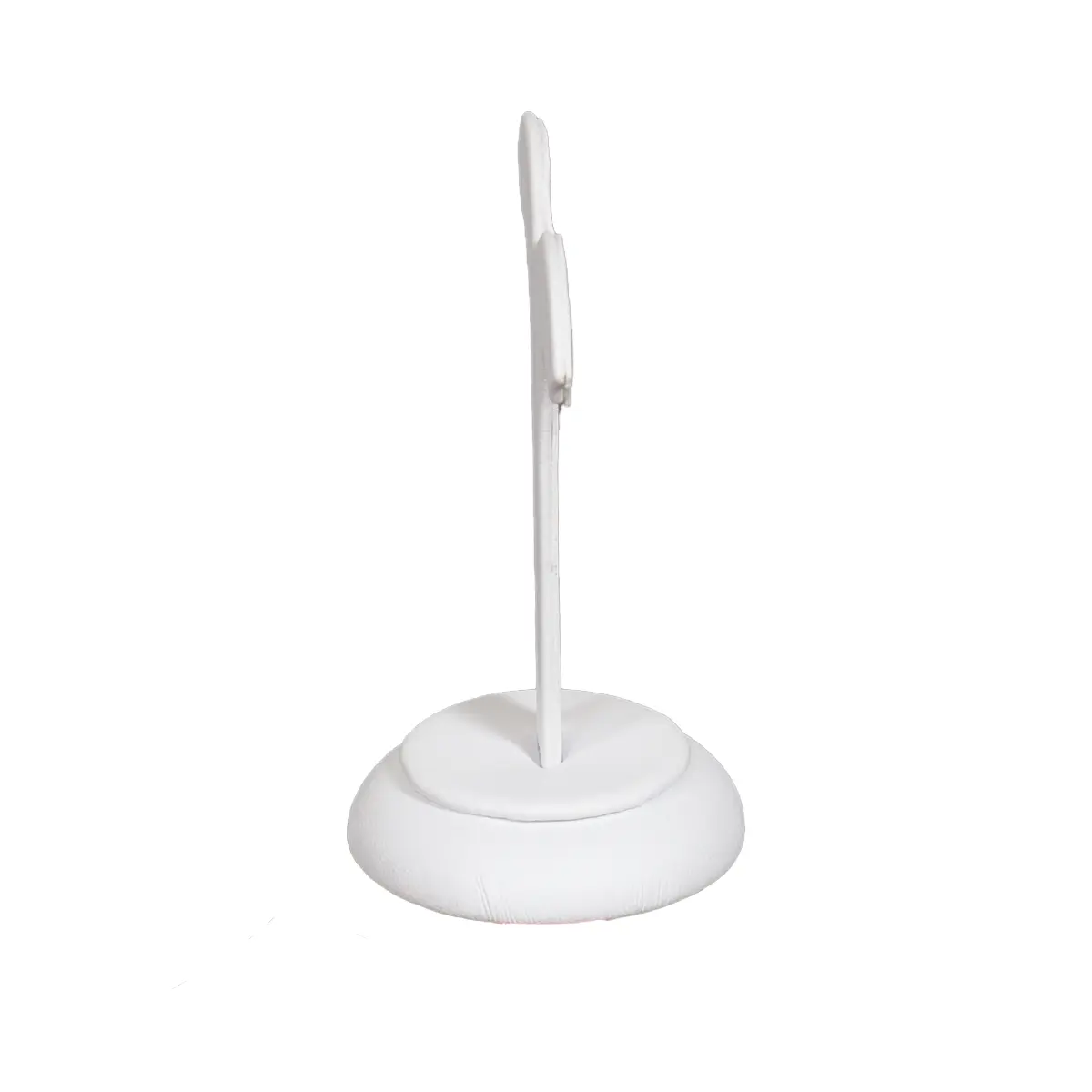 earring stand white small side view