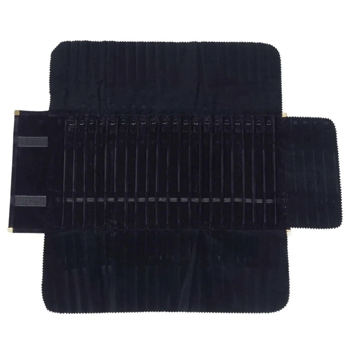 jewellery wrap velvet black PON85GE- open