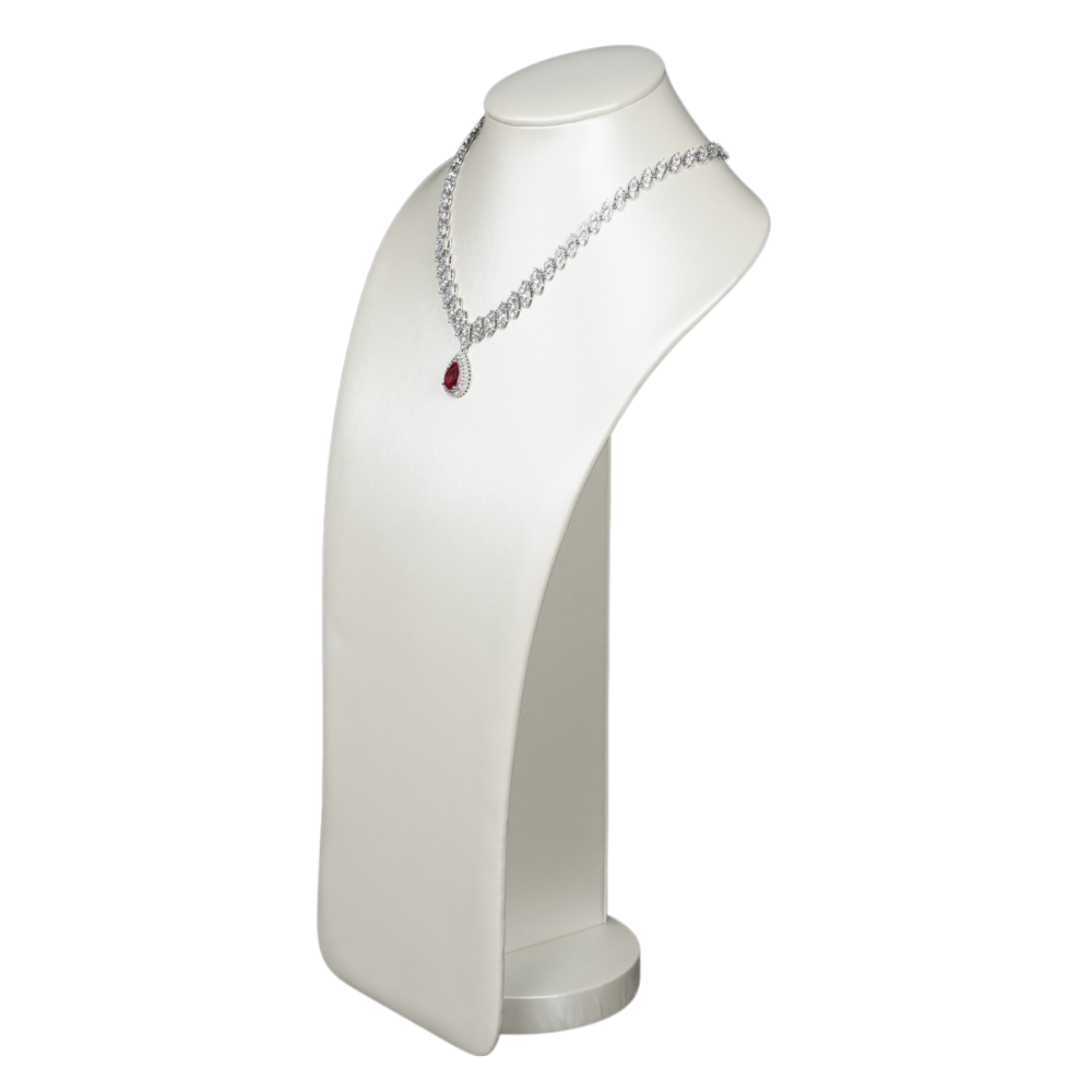 necklace bust pearl 710AL-5 necklace bust large beige