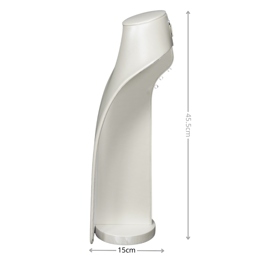 necklace bust pearl 710AL-size necklace bust large beige