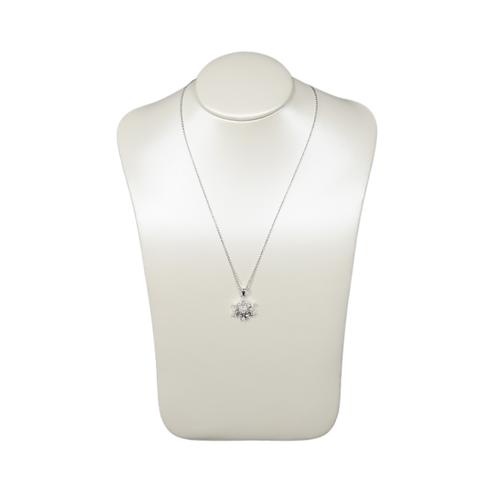 necklace bust small beige