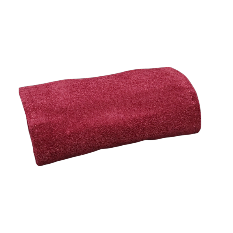Burgandy velvet X-small set pouch-3