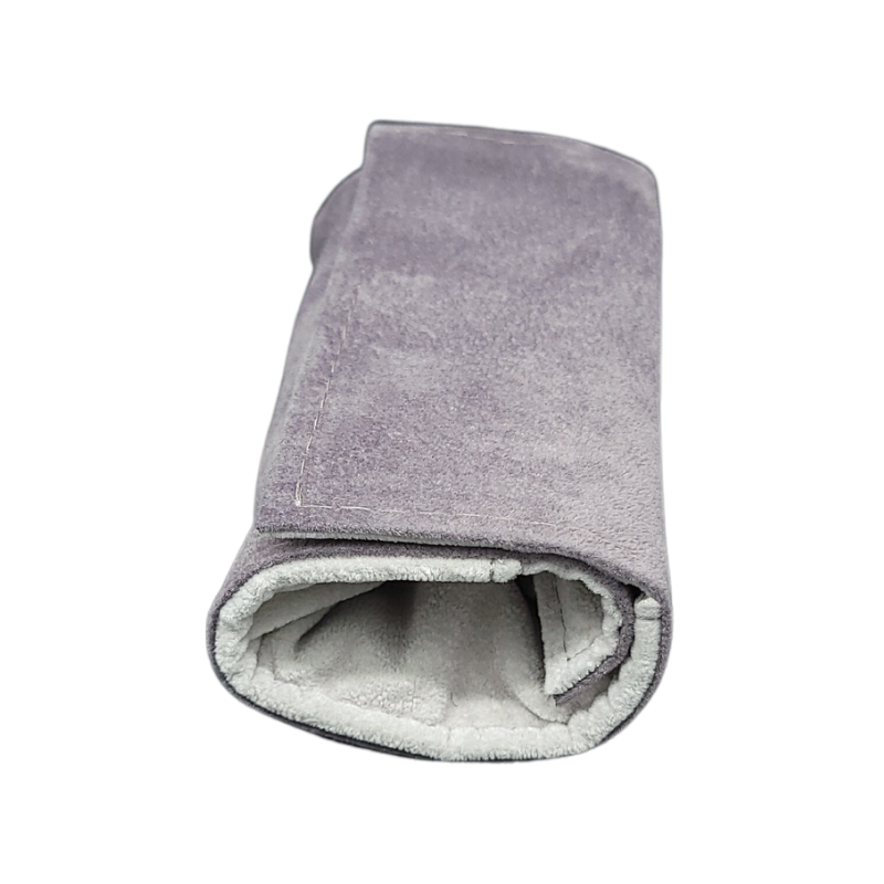 Gery velvet X-small set pouch-1 grey velvet x-small set pouch