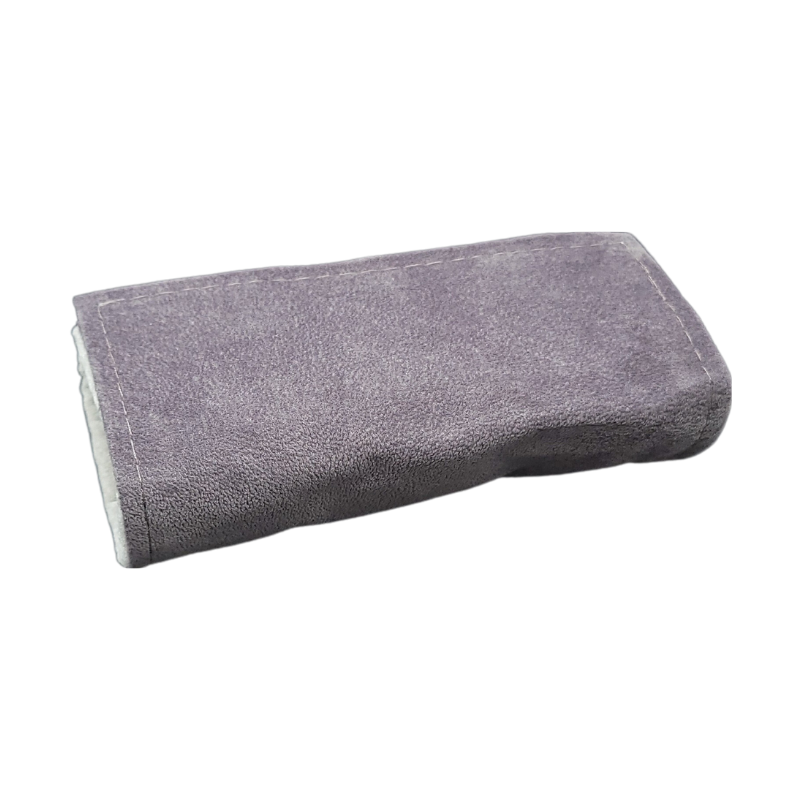 Gery velvet X-small set pouch-8 grey velvet x-small set pouch