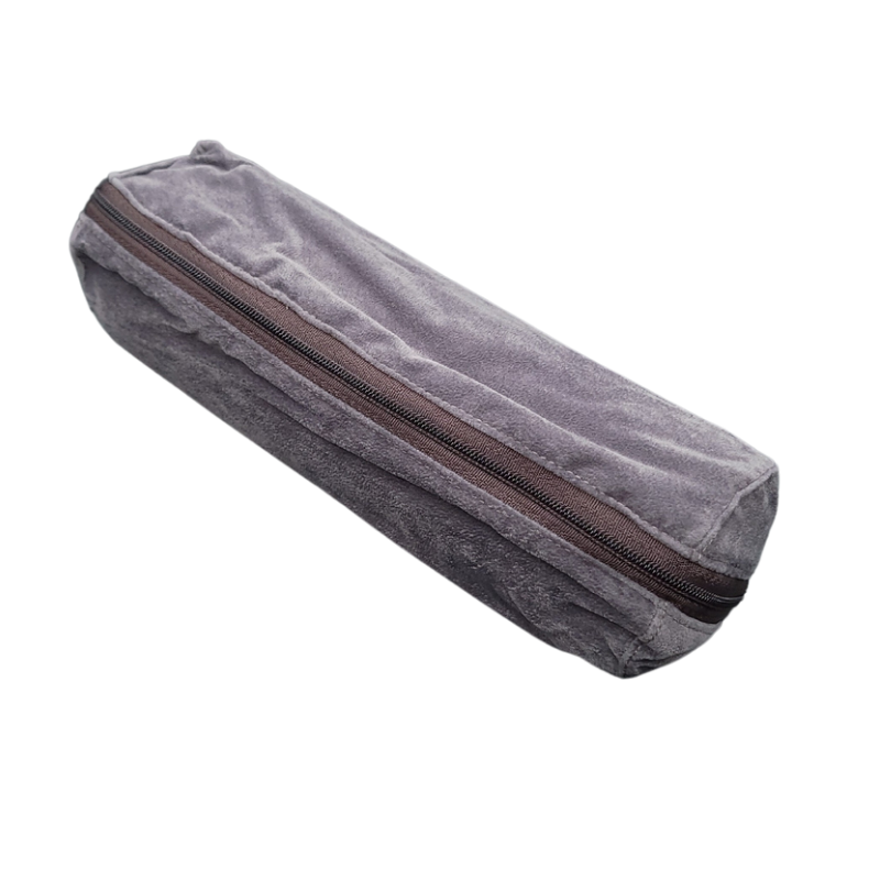 grey velvet bangle pouch