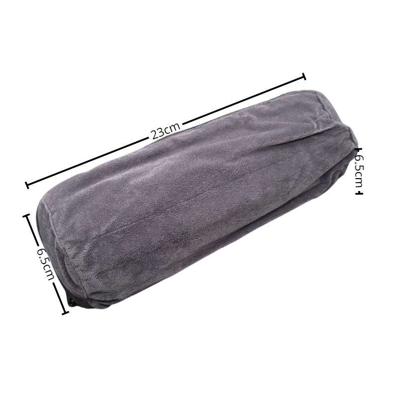 grey velvet bangle pouch