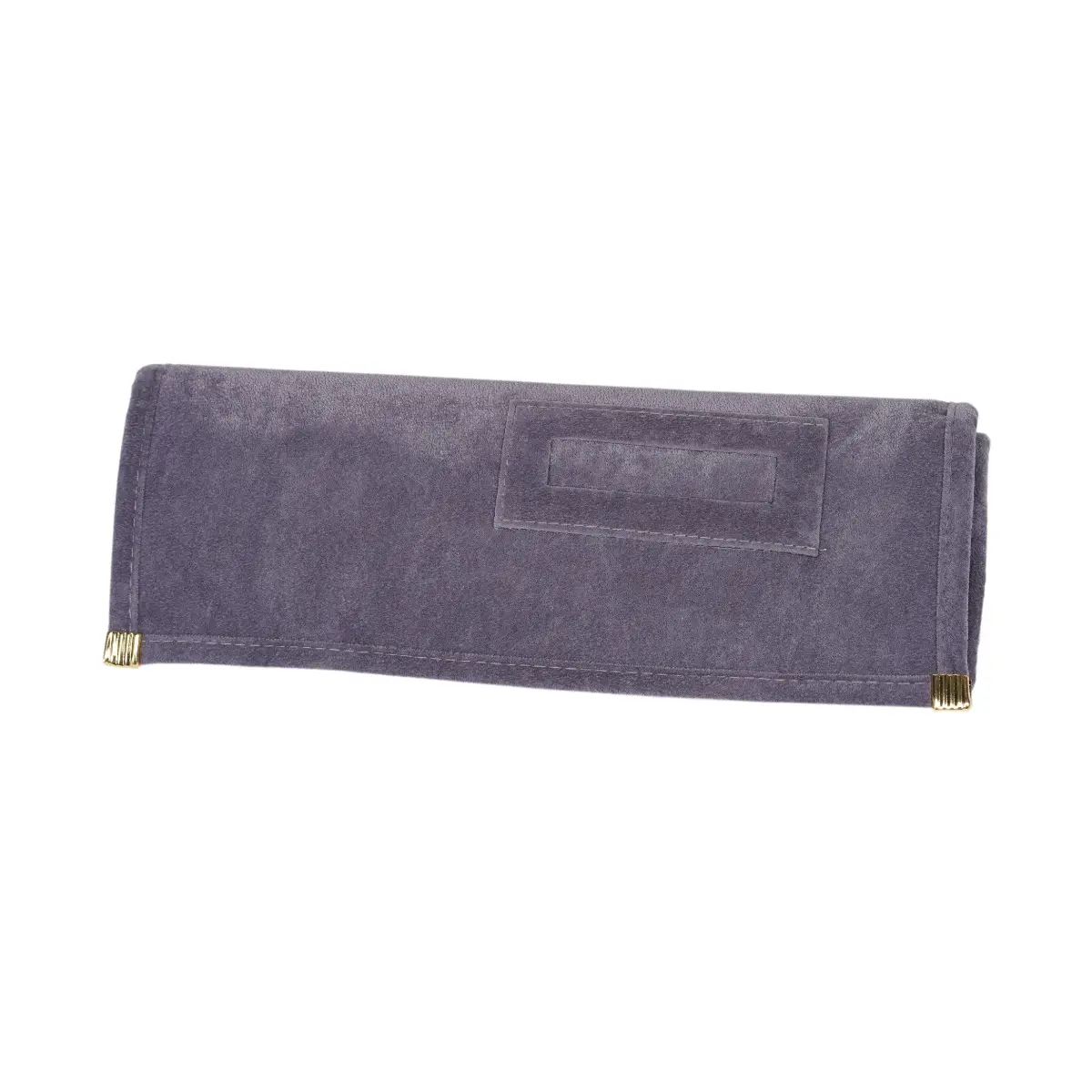 jewellery roll for pendant grey - roll up front