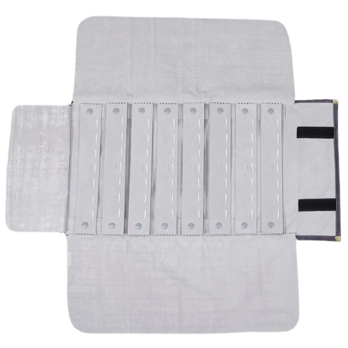 jewellery roll for pendant grey - open