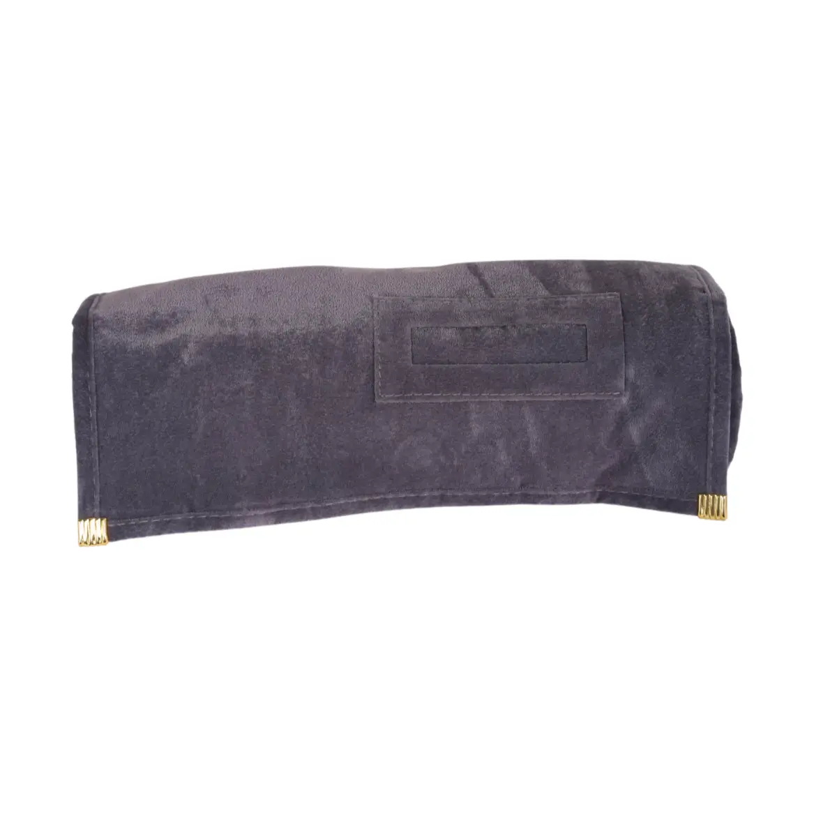 Jewellery roll for ring grey -roll front