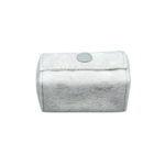 large grey velvet ring pouch