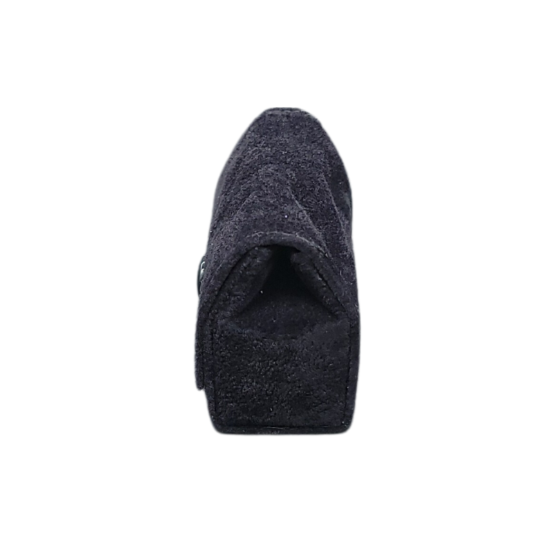 Large black ring pouch-3 black velvet ring pouch