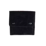 Velvet-jewellery-pouch-black-small-Front-view-PO81SBL