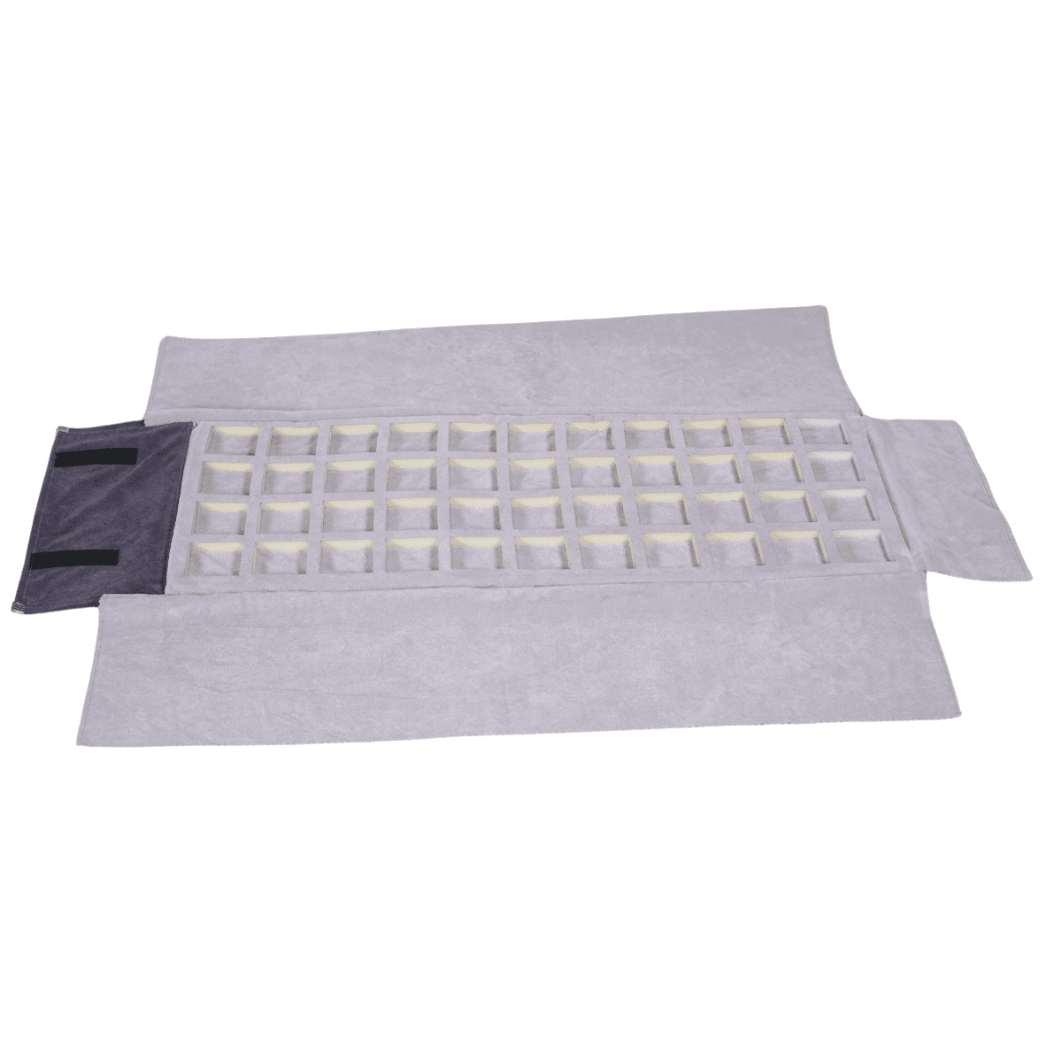 jewellery-roll-for-Universal-grey-POU80-7 jewellery roll for universal grey - open