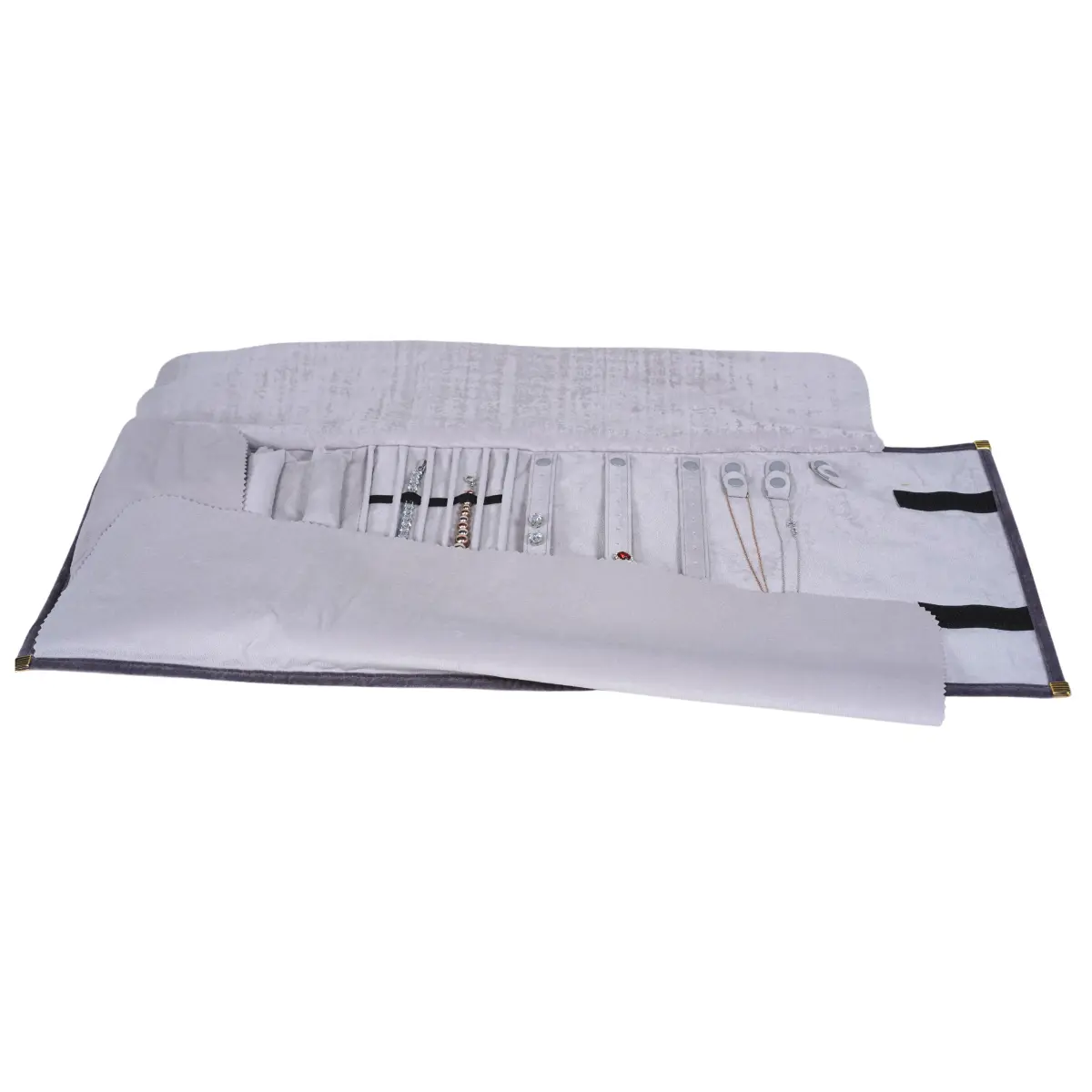 jewellery roll set grey