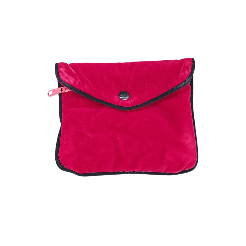 red jewellery pouch