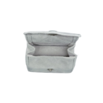 medium grey velvet ring pouch