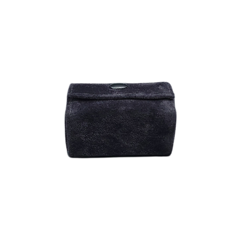 medium black ring pouch-7 black velvet ring pouch