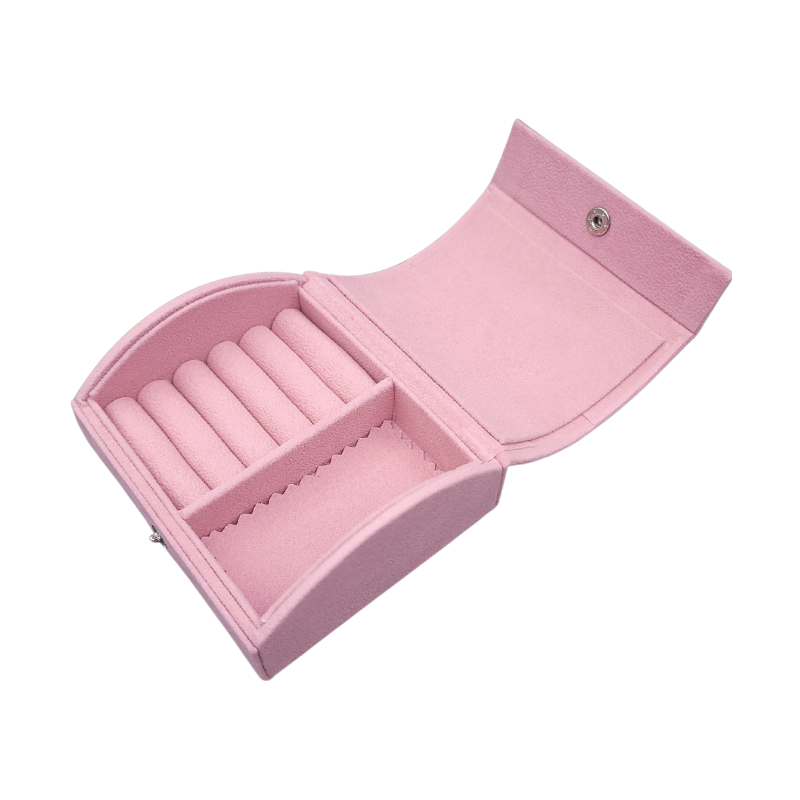 pink velvet ring box(many)-6 velvet pink jewllery box
