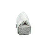 small grey velvet ring pouch