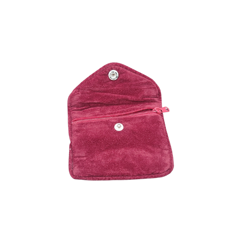 small red jewellery pouch