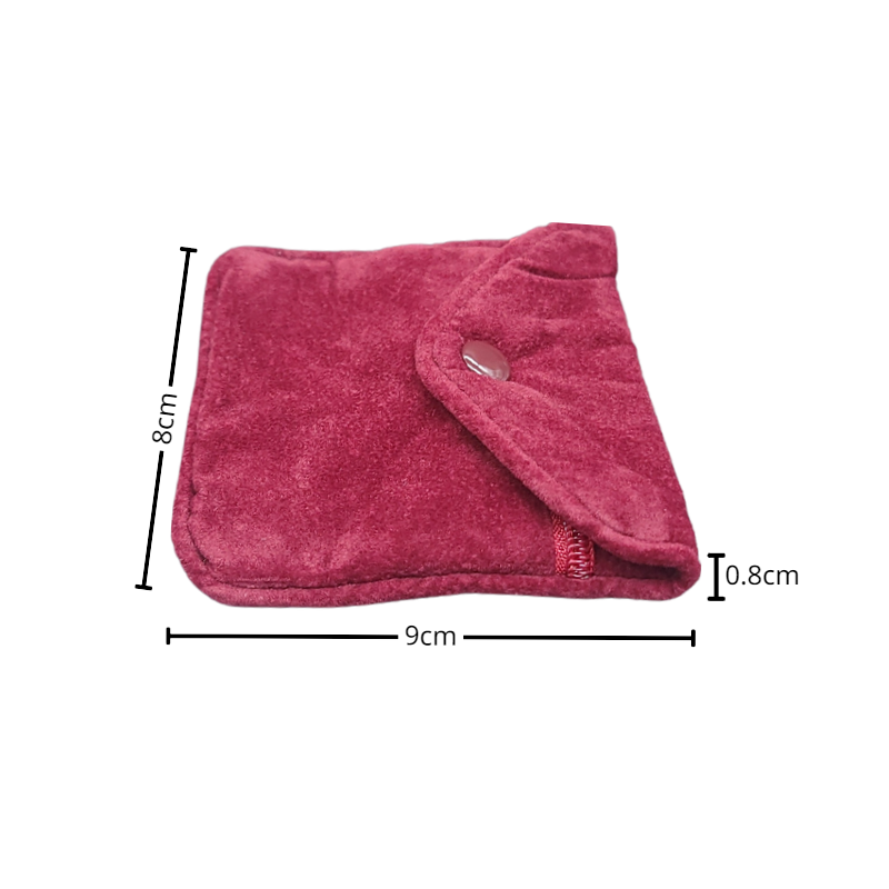 small red jewellery pouch