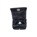 black velvet ring pouch