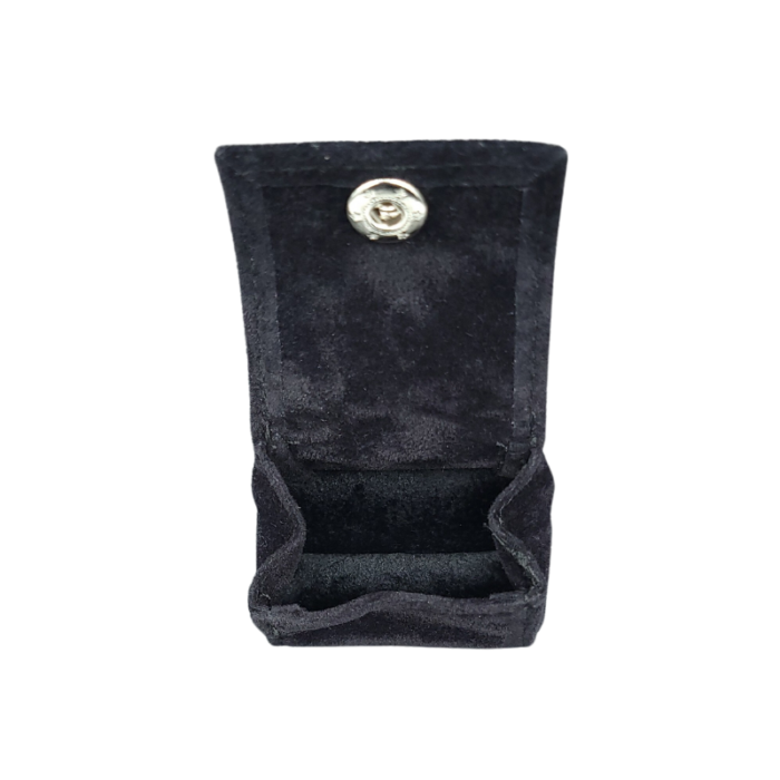 black velvet ring pouch