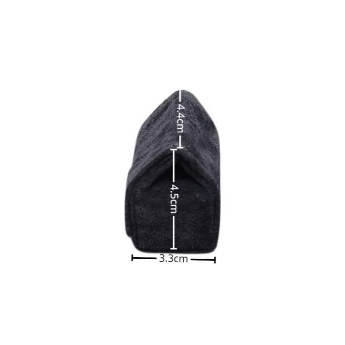 black velvet ring pouch